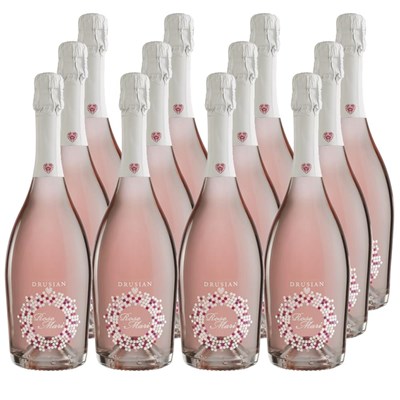 Drusian Spumante Rose Mari Crate of 12 Prosecco